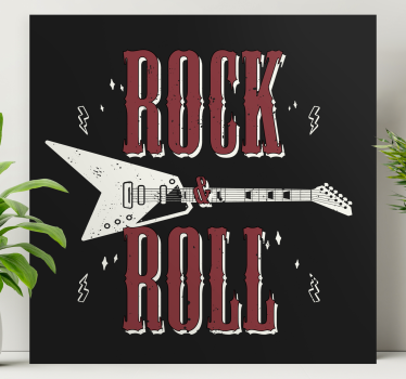 Wandbild musik e-gitarren stimmung - TenStickers