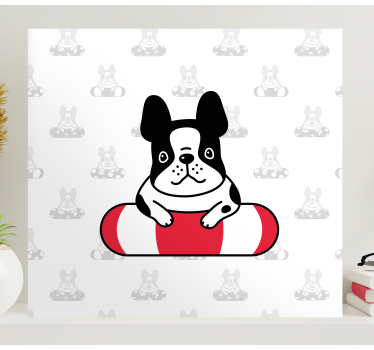 Wandbilder hunde süßer französischer bulldogge - TenStickers