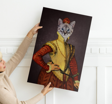 Leinwandbild Katze Aristokraten Katze - TenStickers