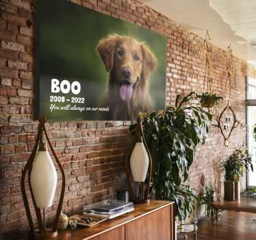 Wandbild Wohnzimmer treuer Freund - TenStickers