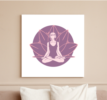 Zen bilder leinwand gelassenheitspose - TenStickers
