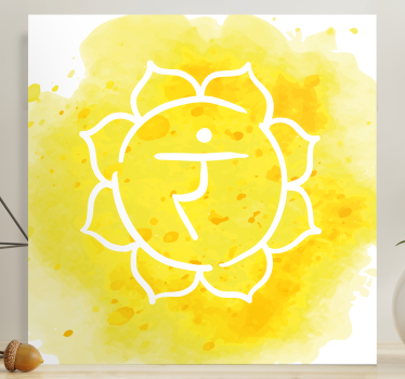 Zen bilder leinwand mit chakra symbol - TenStickers