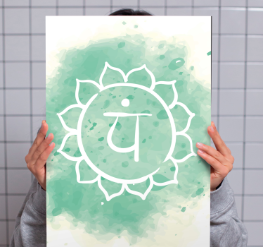 Zen bilder leinwand mit meditationssymbol - TenStickers