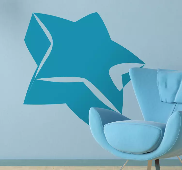 3D Stern Aufkleber - TenStickers