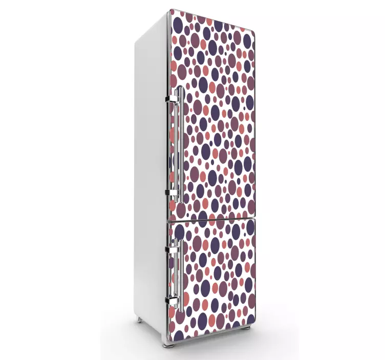 Kreise Schrank Aufkleber - TenStickers