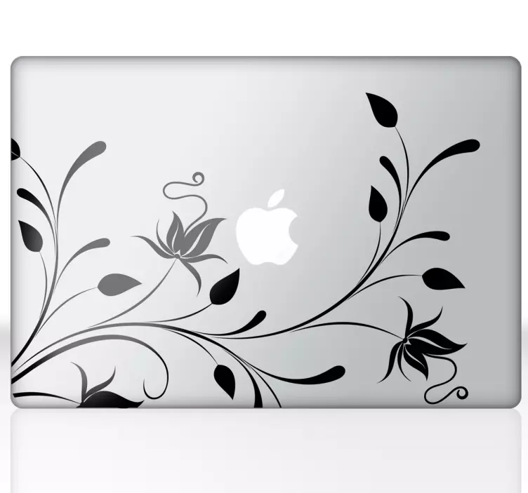 Pflanze Laptop Aufkleber - TenStickers