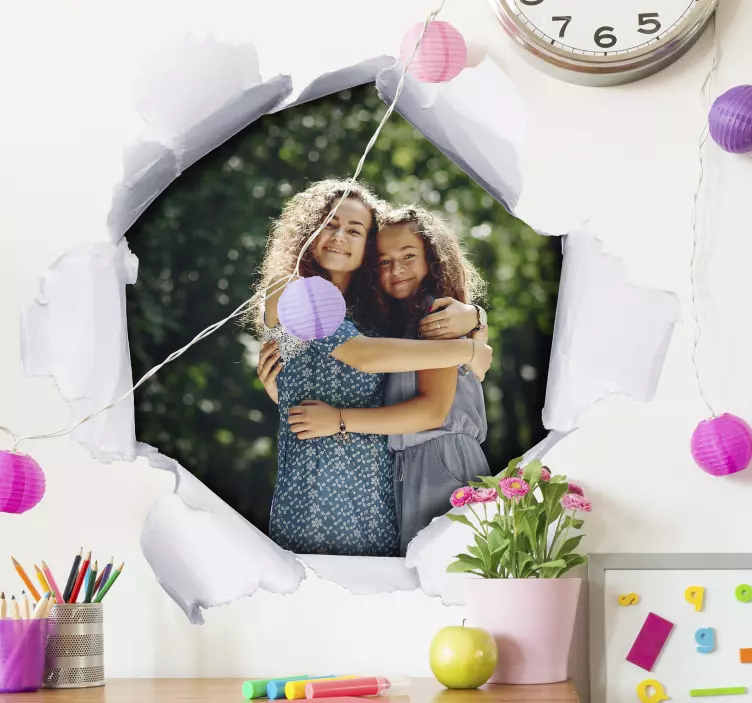 3D Wandtattoo Papierwand selbst gestalten - TenStickers