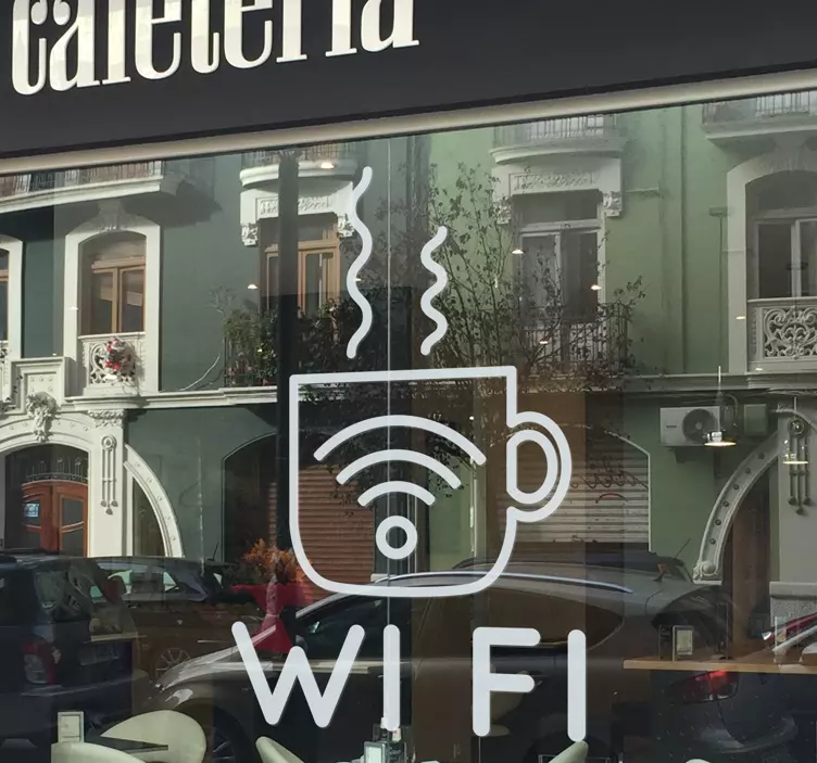 Schaufenster Folie kaffeetassensymbol - TenStickers