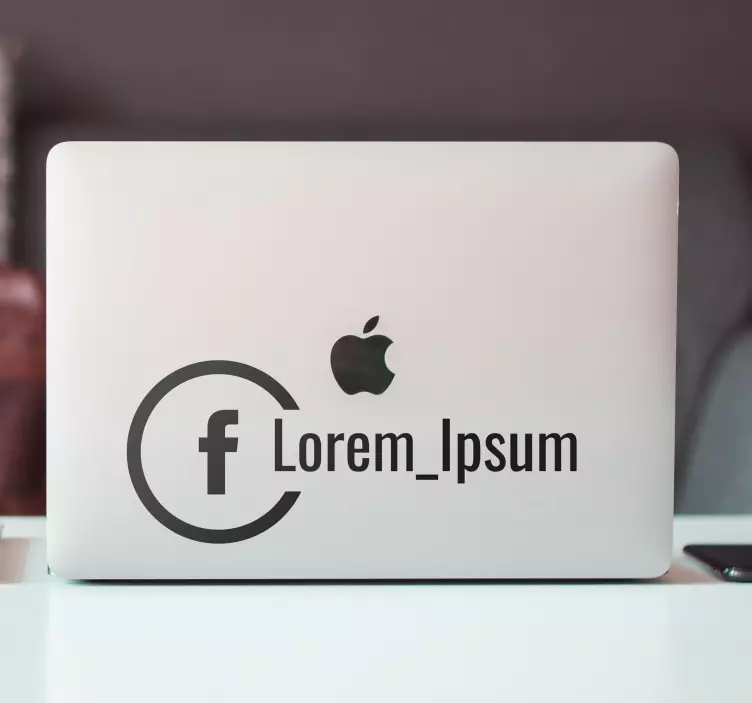 Aufkleber Facebook Social Media - TenStickers