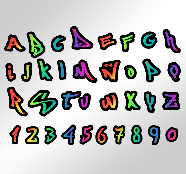 Wandtattoo Kinderzimmer Urban Graffiti - TenStickers