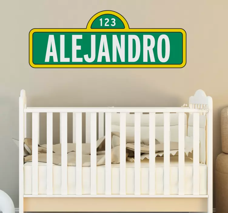 Wandtattoo Sesamstraße - TenStickers