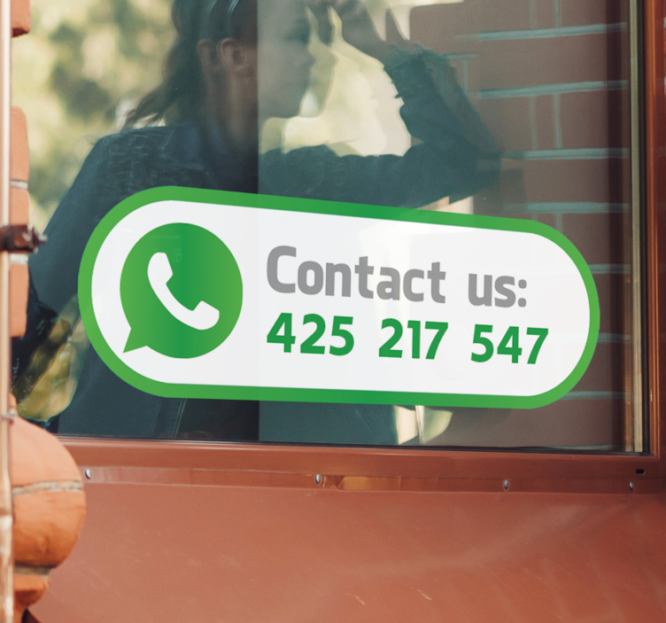 Aufkleber Whatsapp EN - TenStickers