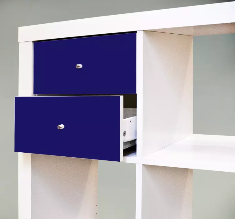 Kallax unifarbener Sticker - TenStickers