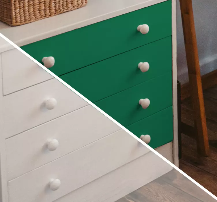 Kallax unifarbener Sticker - TenStickers