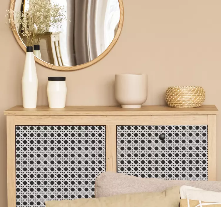 Möbelfolie modernes blattmuster - TenStickers