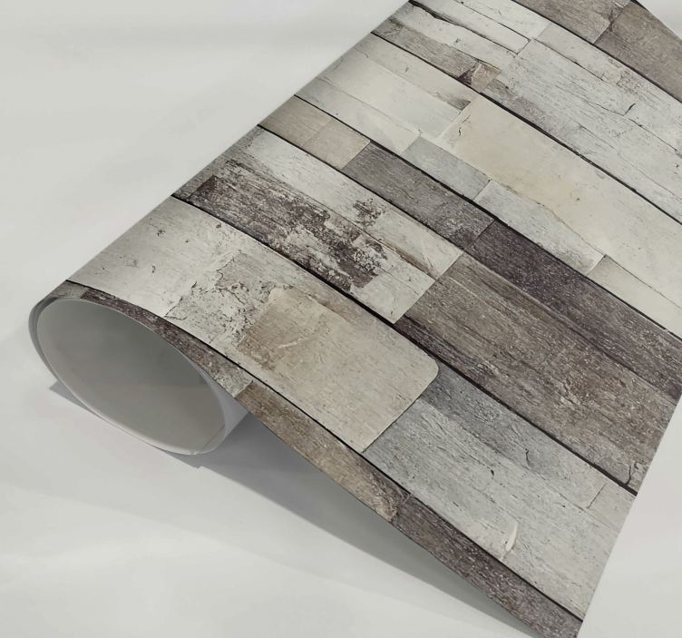 Möbelfolie helles, gealtertes Holz - TenStickers