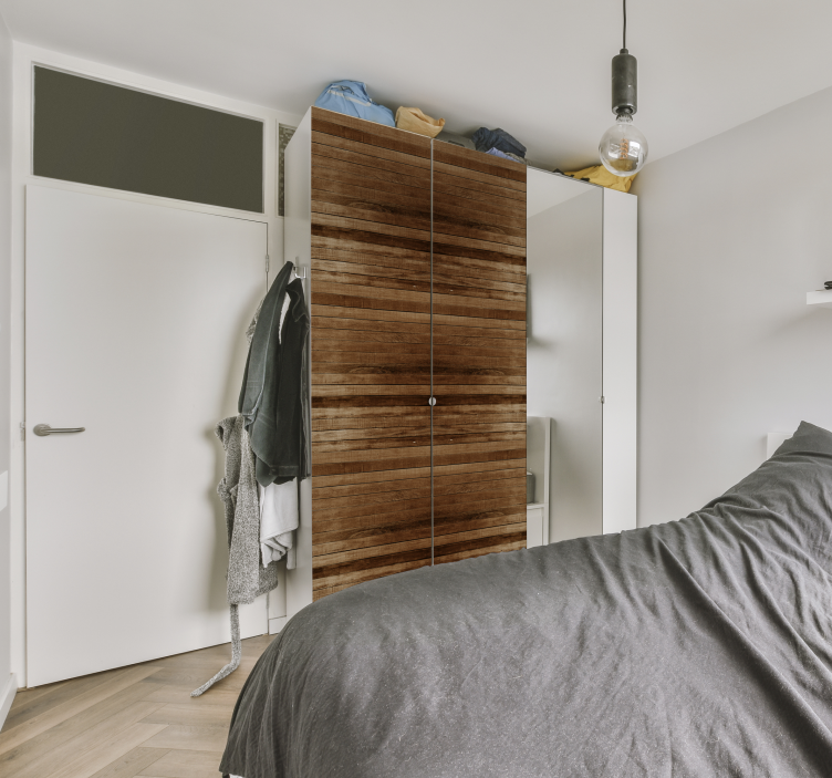 Möbelfolie dünne Holzleisten - TenStickers