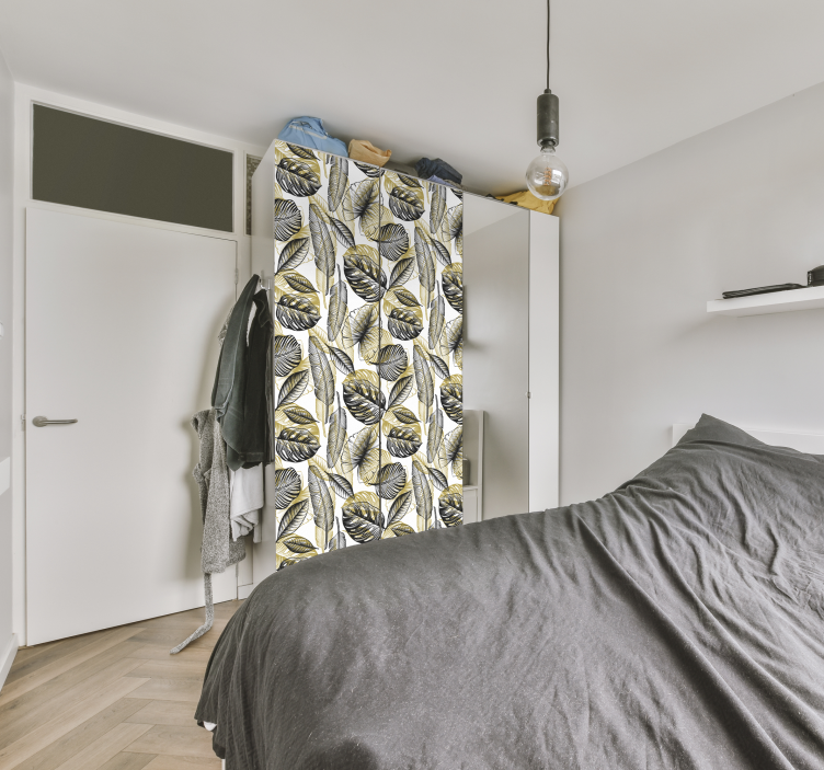 möbelfolie elegante tropische Pflanzen - TenStickers