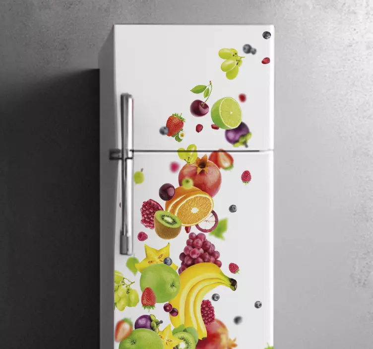 Kühlschrank Aufkleber vinyl-Früchte - TenStickers