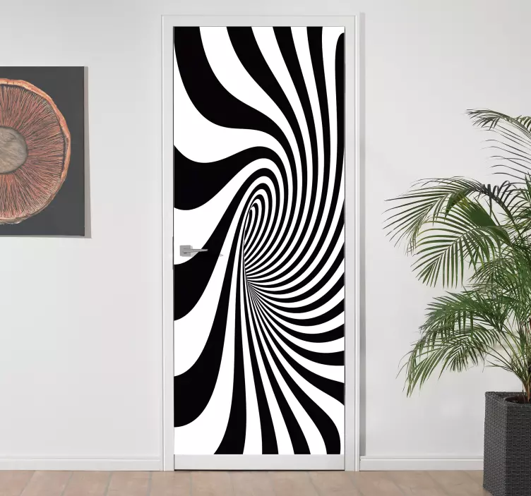 Türaufkleber optische Täuschung - TenStickers