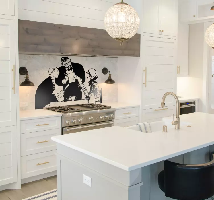 Restaurant Abendessen Aufkleber - TenStickers