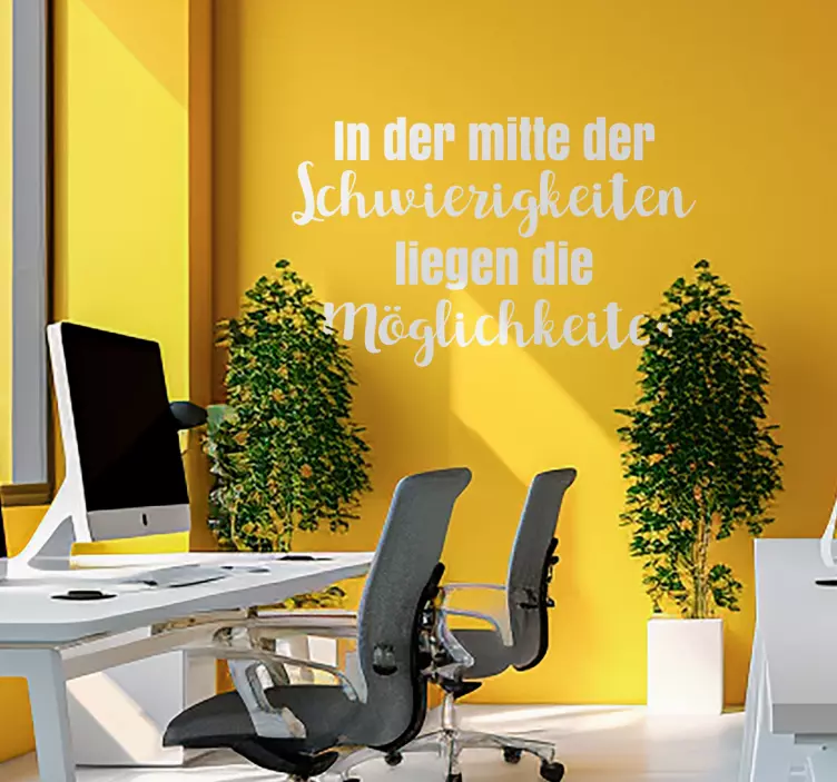 Wandtattoo "Chancen sind überall um uns herum" - TenStickers