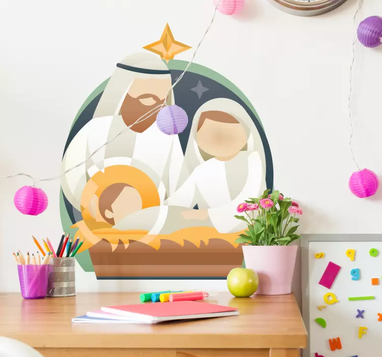 Wandtattoo Krippe - TenStickers