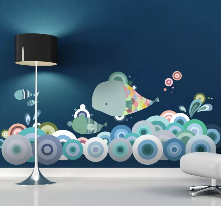 Wandtattoo Kinderzimmer Unterwasserwelt Kinder - TenStickers