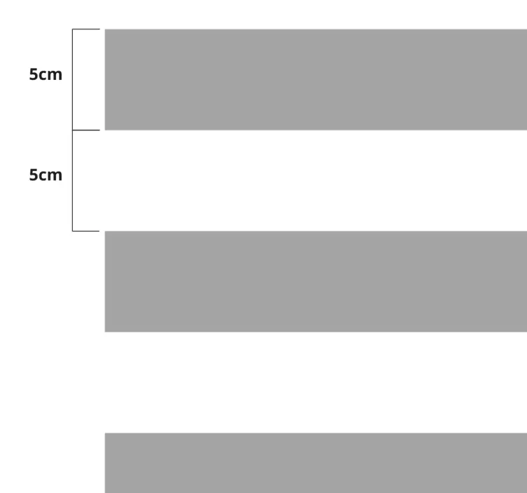 Fensteraufkleber lichtdurchlässige Streifen - TenStickers
