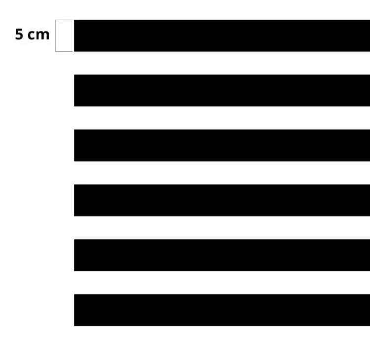 Horizontale Linien Möbelaufkleber - TenStickers