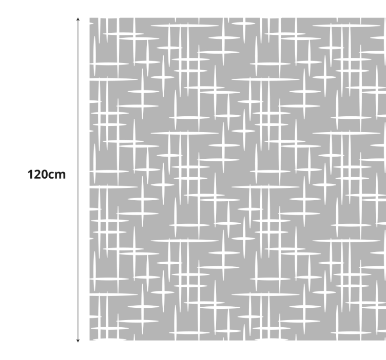 Folie Duschkabine - Moderne Linien - TenStickers