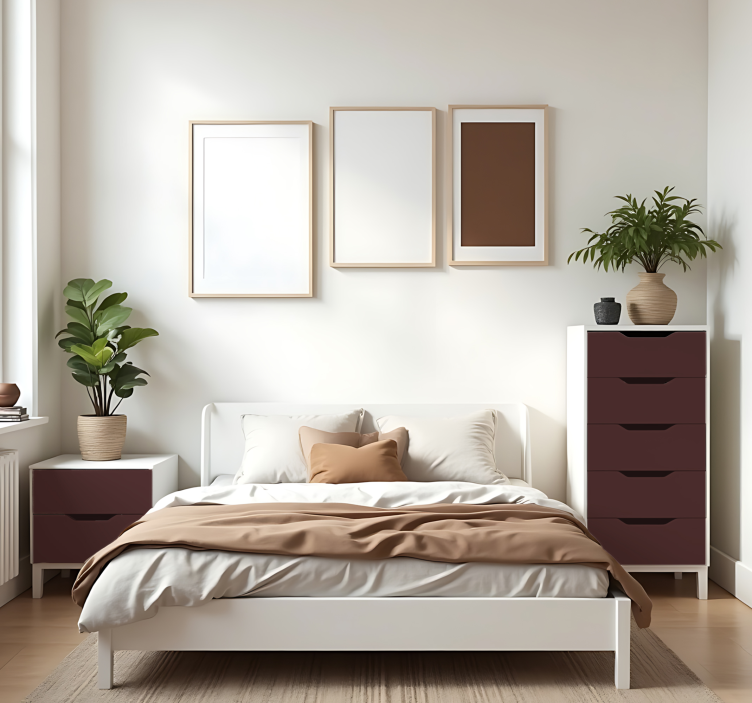 Klebefolie - Matt Granatrot - TenStickers