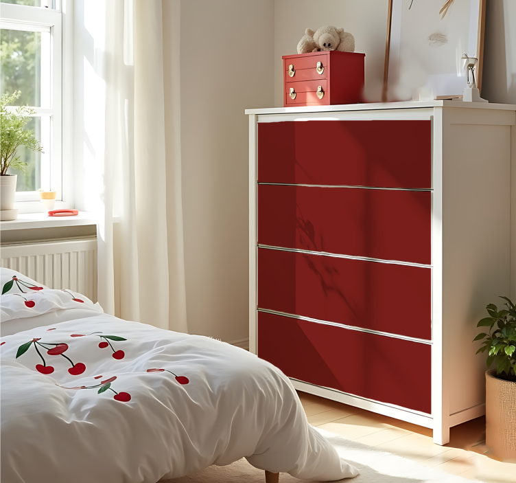 Klebefolie - Matt Kirschrot - TenStickers