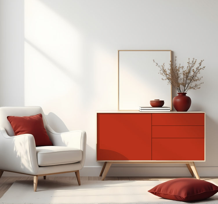 Klebefolie - Matt Korallenrot - TenStickers