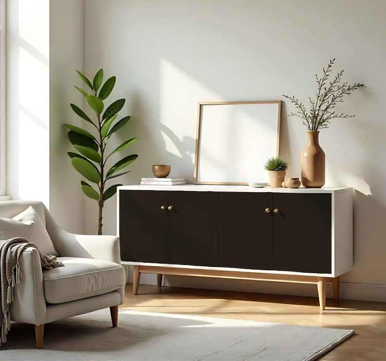 Klebefolie - Matt Dunkelbraun - TenStickers