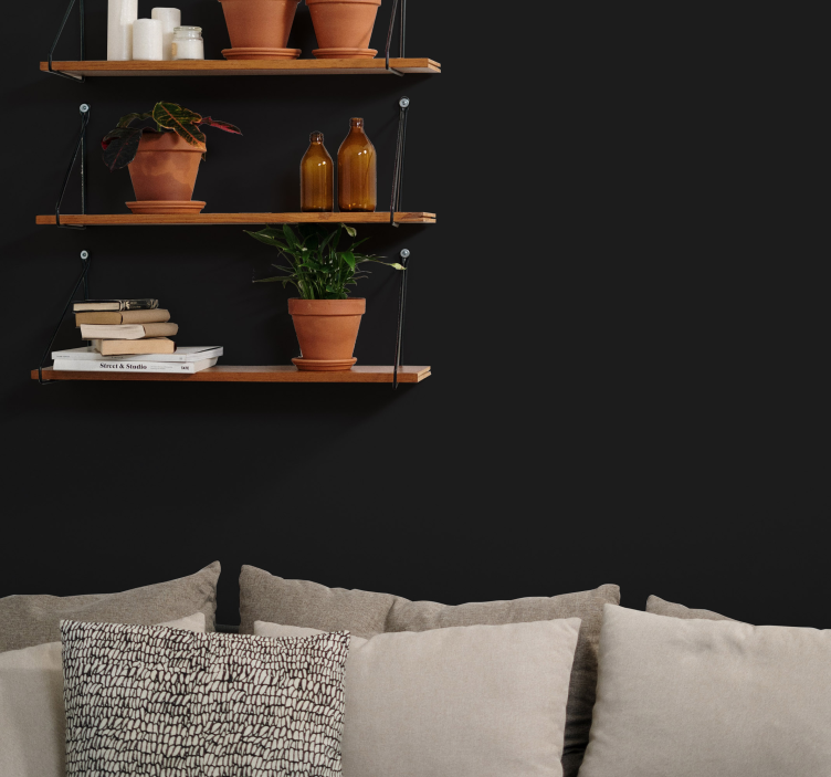 Wandtattoo einfarbig schwarz - TenStickers