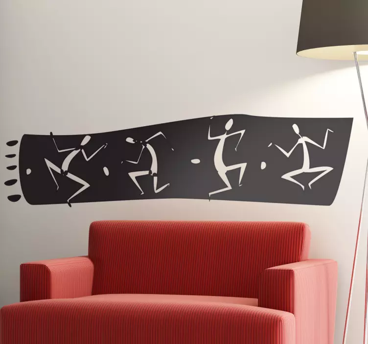 Afrikanische Bordüre Aufkleber - TenStickers