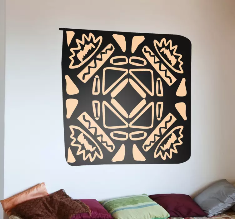 Afrikanisches Mosaik Aufkleber - TenStickers