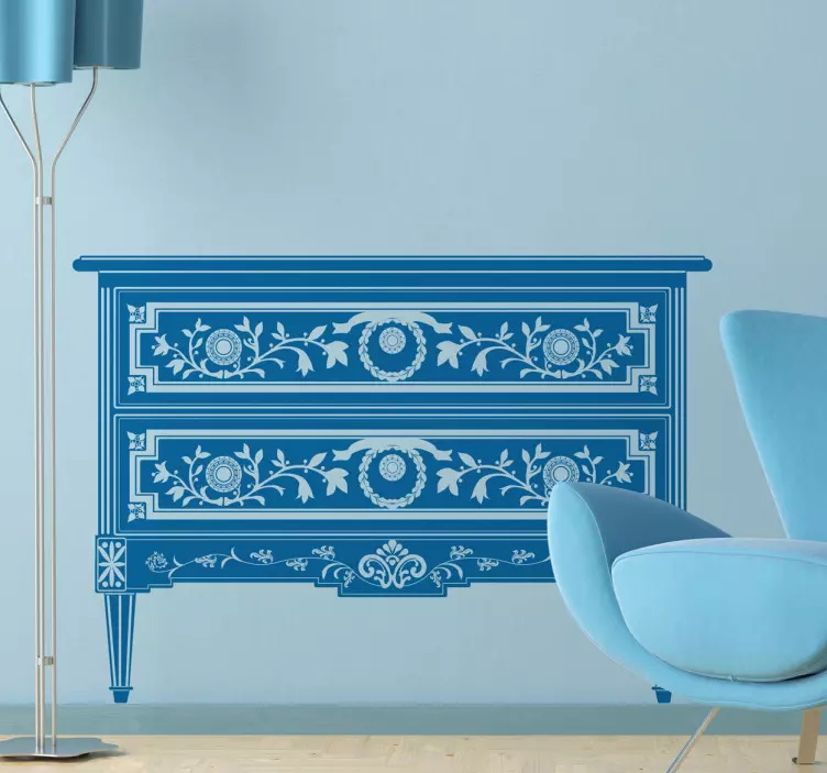 Antike Kommode Aufkleber - TenStickers