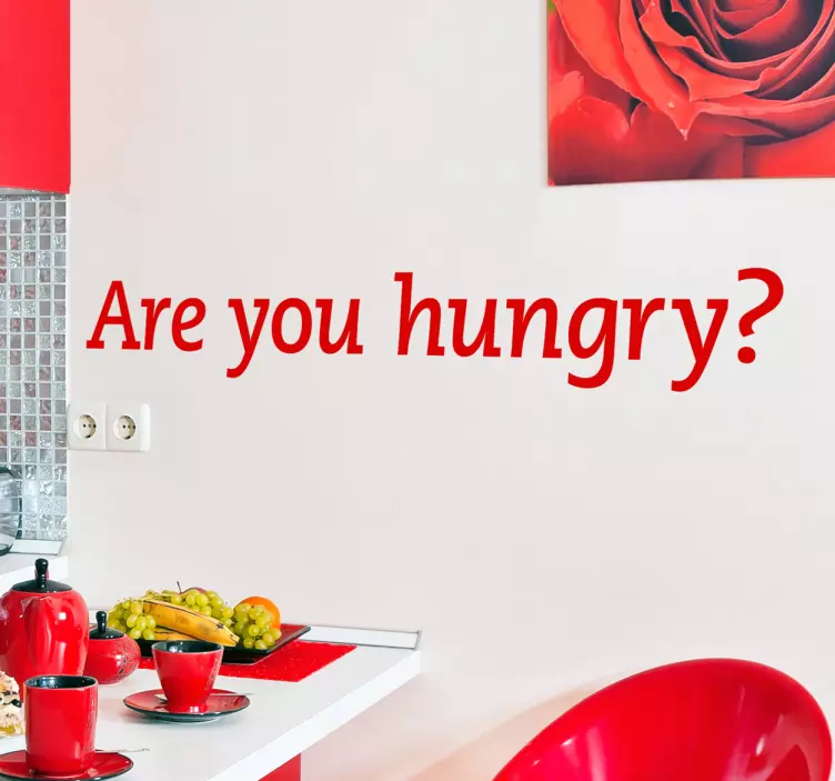 Are you hungry Aufkleber - TenStickers