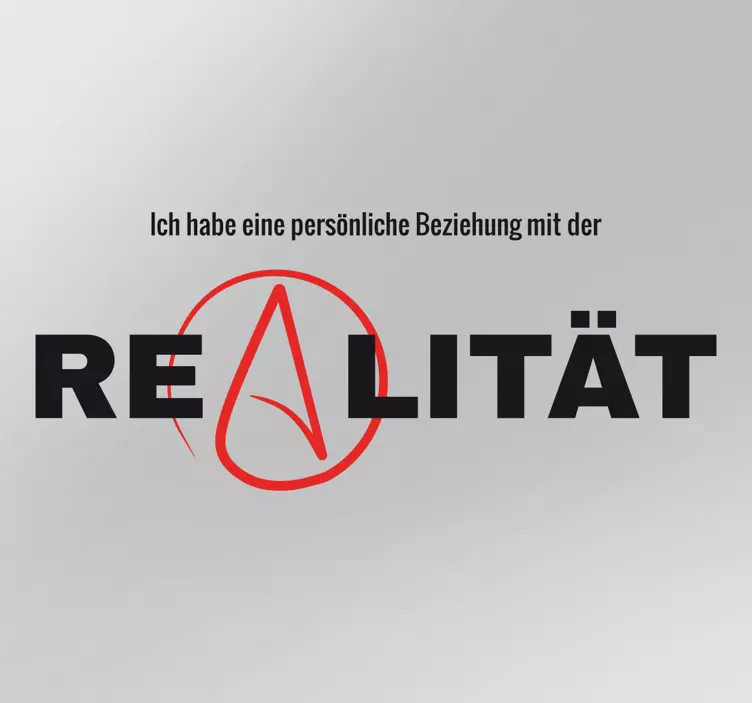 Aufkleber Atheismus Realität - TenStickers