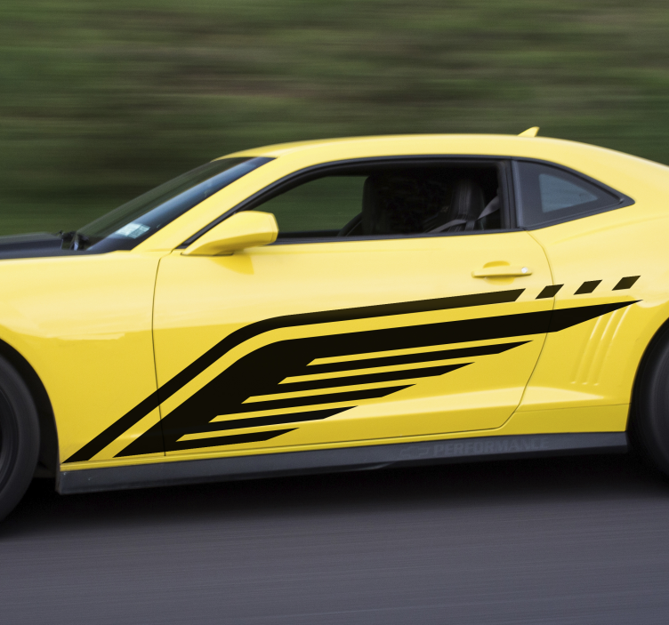 Monokularer Flügel Autotattoo - TenStickers