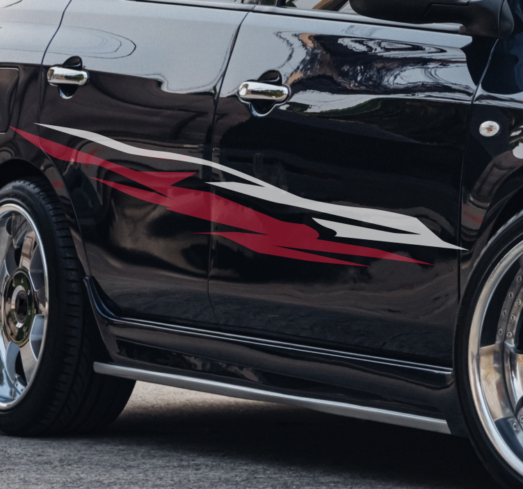 Autotattoo Bunte autoverpackung - TenStickers