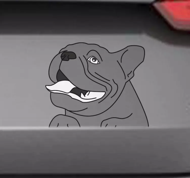 Autoaufkleber Entzückender Hund - TenStickers