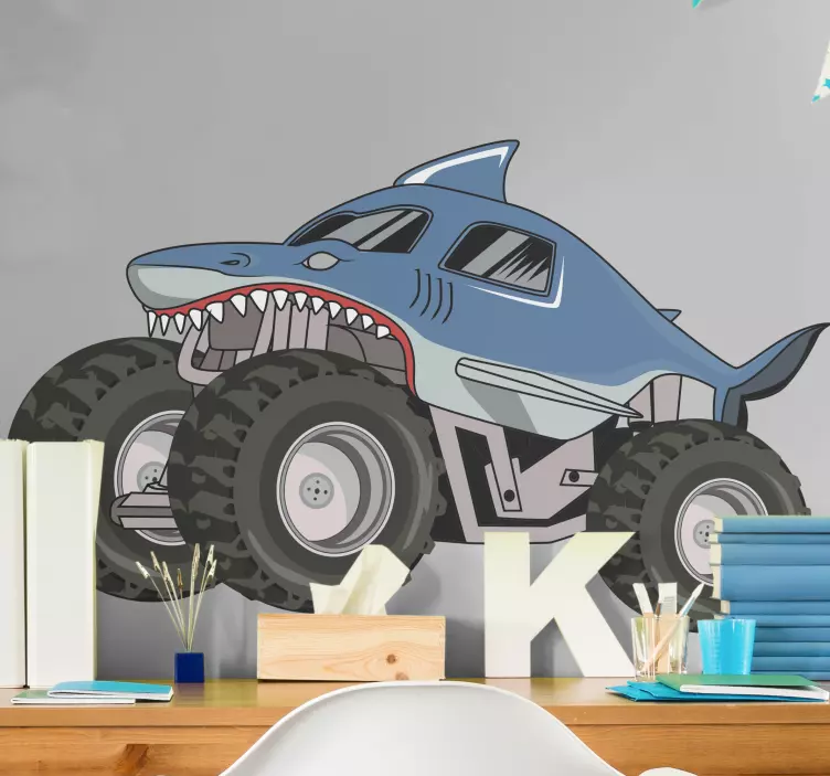 Autoaufkleber Großer monstertruck - TenStickers