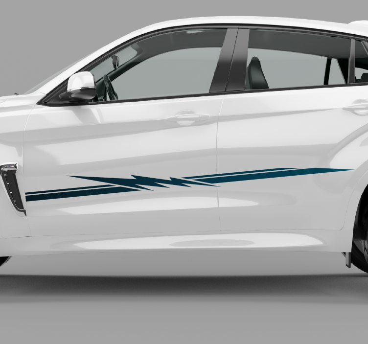 Autotattoo Rennstreifen - TenStickers