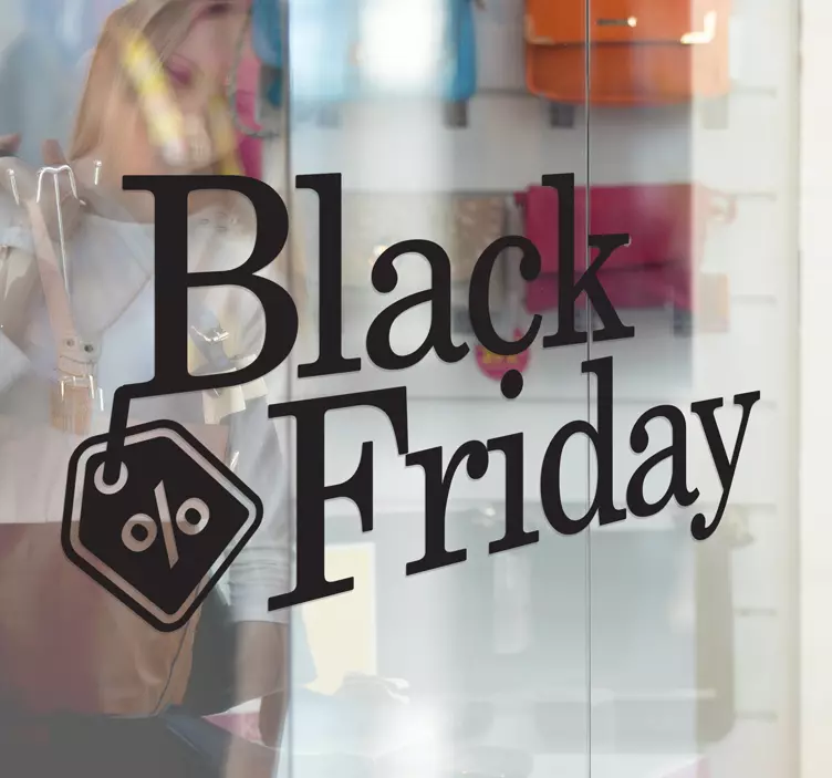 Aufkleber Black Friday Promotion - TenStickers