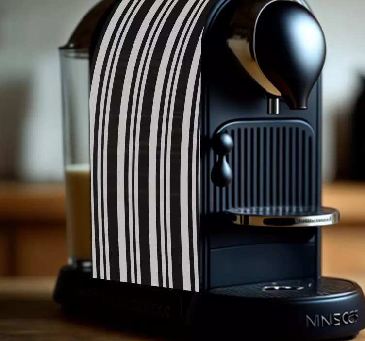 Aufkleber für Küchengerät vertikale Linien - TenStickers