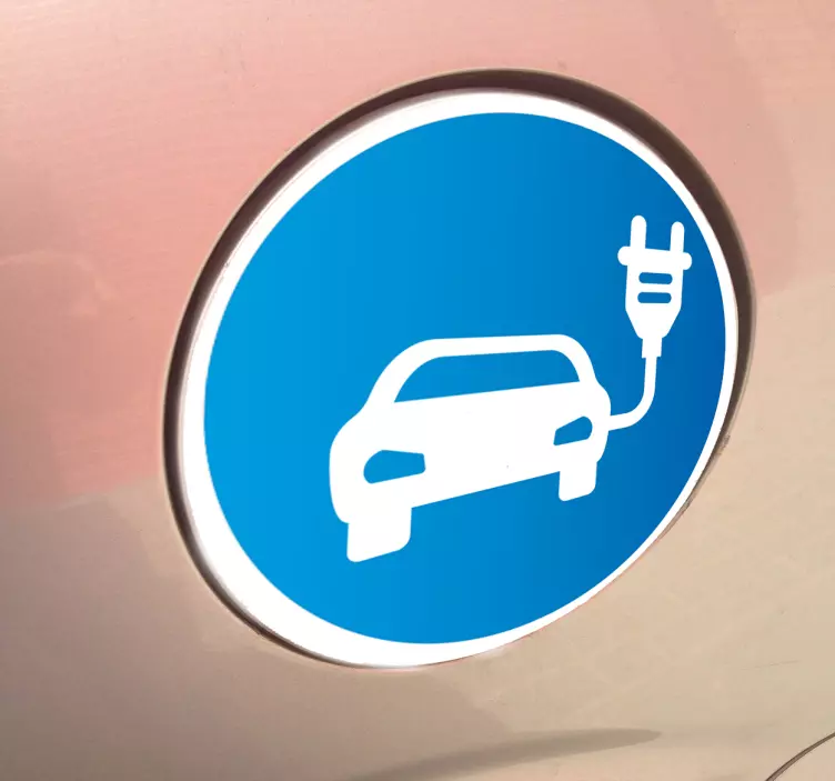 Autoaufkleber Elektroauto - TenStickers
