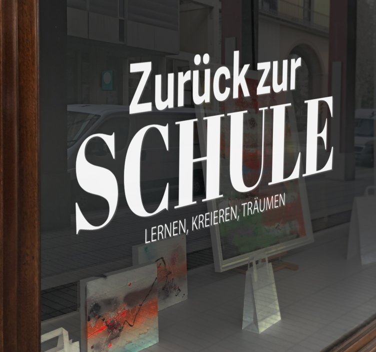 Aufkleber Feiertag lernen und gestalten - TenStickers